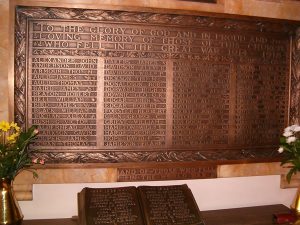 St Michael's Memorial Left Side