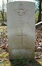 Grave stone of Victor Bush