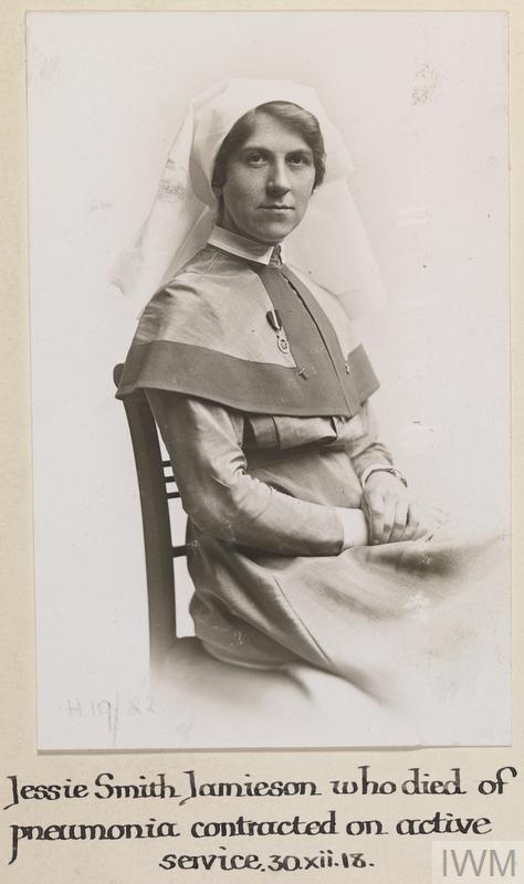 Jessie Jamieson in her nursing uniform